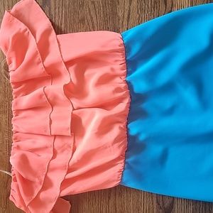 Strapless dress